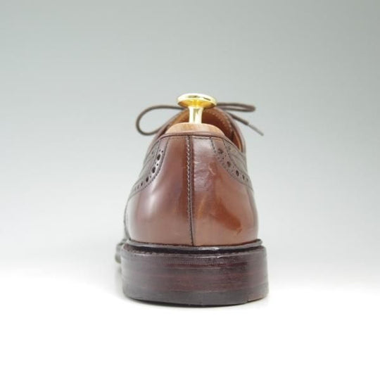 極上★クロケット＆ジョーンズ UK7.5/US8D【希少★コードバン/ダークブラウン】ラルフローレン別注/Ralph Lauren/Crockett＆Jones★c371