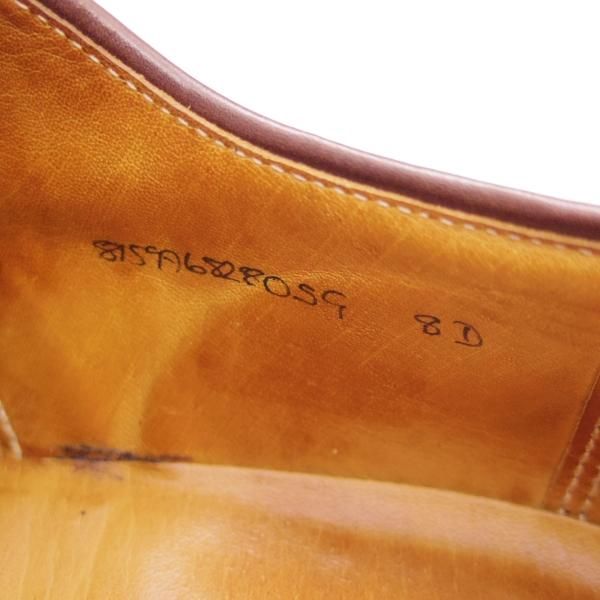 極上★クロケット＆ジョーンズ UK7.5/US8D【希少★コードバン/ダークブラウン】ラルフローレン別注/Ralph Lauren/Crockett＆Jones★c371