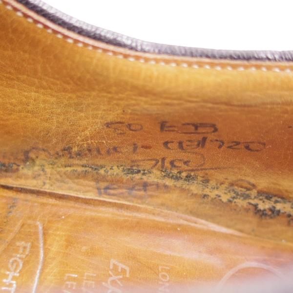 極希少★チャーチ 80E/UK8【★アザラシ革/FIGHTING SEAL/旧チャーチ】シールスキン/73ラスト/3都市ロゴ/プレーントゥ/Church's★c372