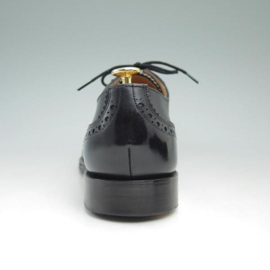 極美品★チャーチ 75F/UK7.5【最新モデル★SHAVINGTON】160ラスト/パンチドキャップトゥ/5都市ロゴ/カーフ/黒/Church's★c373