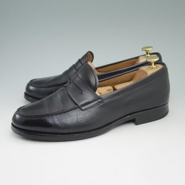 極上★(伊)ストール・マンテラッシ SIZE 7【★コインローファー】NERO/VITELLO/マンテラッシ/SUTOR MANTELLASSI★c375