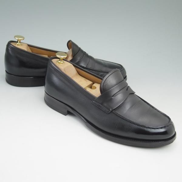 極上★(伊)ストール・マンテラッシ SIZE 7【★コインローファー】NERO/VITELLO/マンテラッシ/SUTOR MANTELLASSI★c375