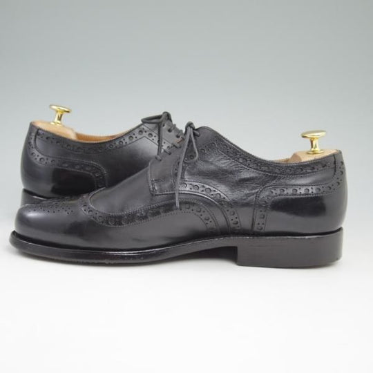 極上★(東欧靴)ルーディックライター SIZE 9【★フルブローグ】ウイングチップ/カーフ/黒/LUDWIG REITER★c376