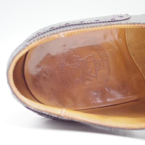 極上★(東欧靴)ルーディックライター SIZE 9【★フルブローグ】ウイングチップ/カーフ/黒/LUDWIG REITER★c376