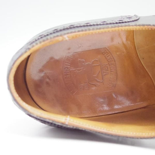 極上★(東欧靴)ルーディックライター SIZE 9【★フルブローグ】ウイングチップ/カーフ/黒/LUDWIG REITER★c376