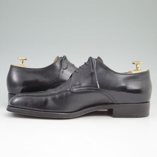 極上★(伊)ボノーラ SIZE 8【★ハンドソーンウェルテッド製法/9分仕立て/BEAMS F別注】ビームス/Uチップ/カーフ/黒/BONORA★c377