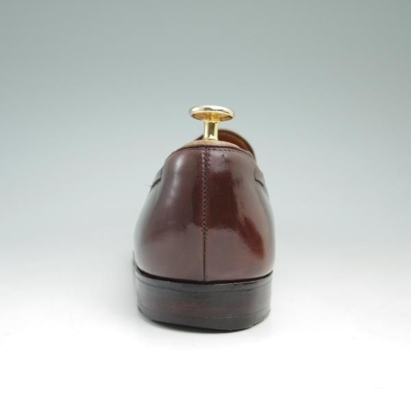 極希少★クロケット＆ジョーンズ 7E【★シェットランドフォックス別注/1980年代/Shetland Fox】タッセルローファー/Crockett＆Jones★c380