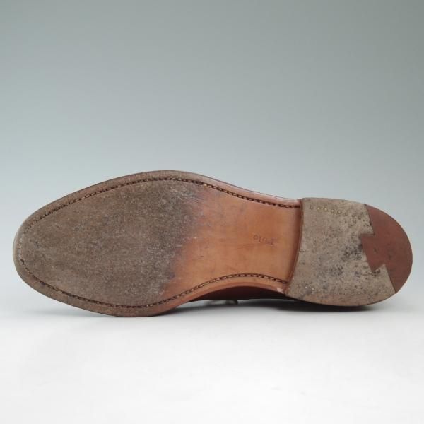 極美品★クロケット&ジョーンズ UK7/US7.5E【★ラルフローレン別注/Polo Ralph Lauren】Uチップ/ダブルソール/Crockett&Jones★c388