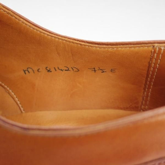 極美品★クロケット&ジョーンズ UK7/US7.5E【★ラルフローレン別注/Polo Ralph Lauren】Uチップ/ダブルソール/Crockett&Jones★c388
