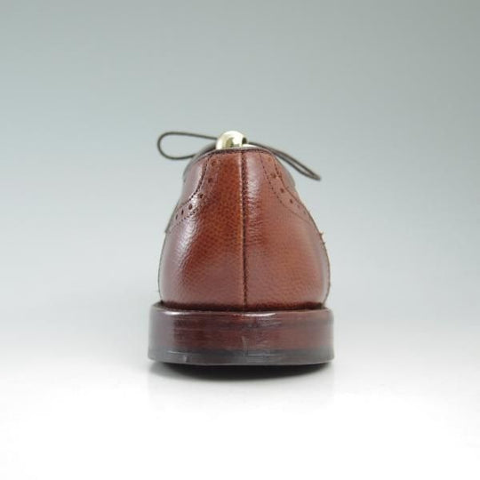美品★(米)アレンエドモンズ 9E【★McClain/マクレーン】フルブローグ/グレインレザー/茶/メンズ/ALLEN EDMONDS★c389