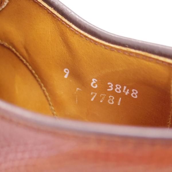 美品★(米)アレンエドモンズ 9E【★McClain/マクレーン】フルブローグ/グレインレザー/茶/メンズ/ALLEN EDMONDS★c389
