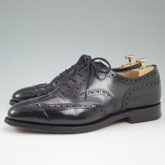 極美品★チャーチ 70F/UK7【★復刻版73ラスト/バーウッド同系モデル/Brisbane】3都市ロゴ/ポリッシュドバインダーカーフ/Church's★c398