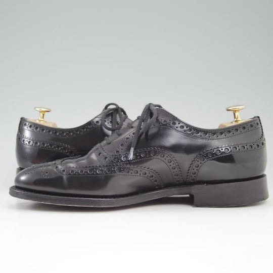 極美品★チャーチ 70F/UK7【★復刻版73ラスト/バーウッド同系モデル/Brisbane】3都市ロゴ/ポリッシュドバインダーカーフ/Church's★c398