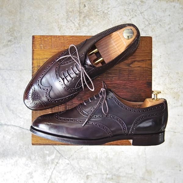 トリッカーズ SIZE 8.5-4(UK8程度)【パンチドキャップトゥ/黒