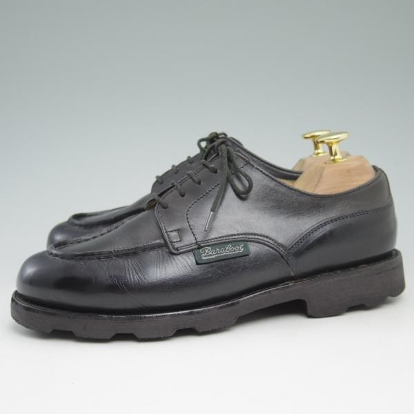 極上★パラブーツ(レディース) SIZE 4.5【★CHAMBORD/シャンボード】グリフソール/Uチップ/noir/ノワール/Paraboot★c400