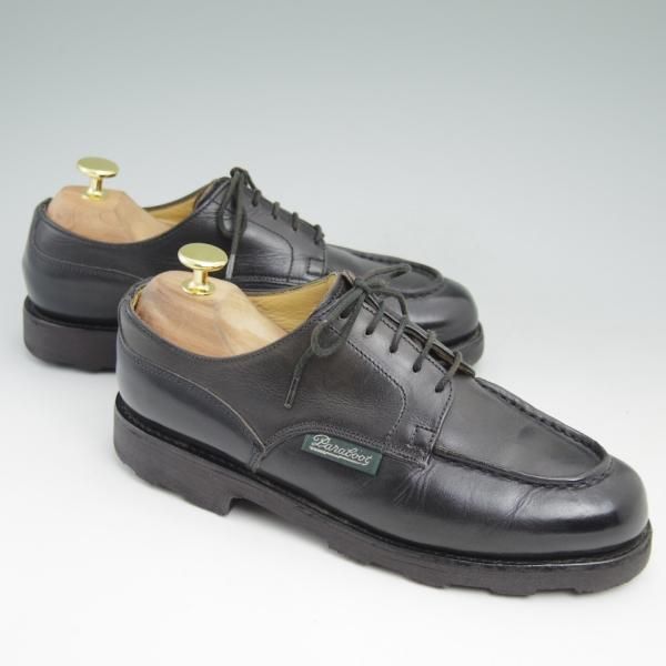 極上★パラブーツ(レディース) SIZE 4.5【★CHAMBORD/シャンボード】グリフソール/Uチップ/noir/ノワール/Paraboot★c400