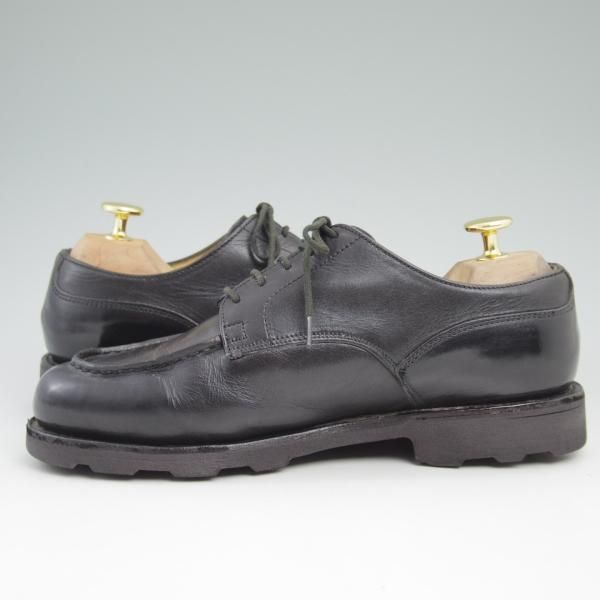 極上★パラブーツ(レディース) SIZE 4.5【★CHAMBORD/シャンボード】グリフソール/Uチップ/noir/ノワール/Paraboot★c400
