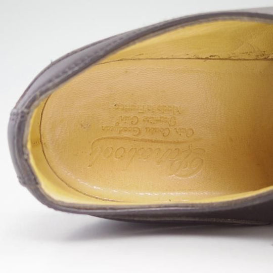 極上★パラブーツ(レディース) SIZE 4.5【★CHAMBORD/シャンボード】グリフソール/Uチップ/noir/ノワール/Paraboot★c400