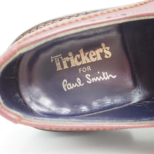 極美品★トリッカーズ SIZE 8【★ダイナイトソール仕様/ポールスミス別注/Paul Smith】M7647/カントリーシューズ/短靴/Tricker's★c402