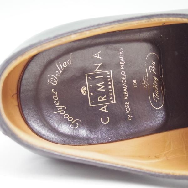 極美品★(スペイン製)CARMINA/カルミナ SIZE 7【★トレーディングポスト別注】RAINラスト/ショートウイング/909/カーフ/Trading Post★c404