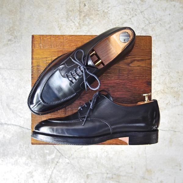 美品★クロケット&ジョーンズ 5.5E【★ロイドフットウェア/Lloyd Footwear別注】317ラスト/カーフ/Jシリーズ/Uチップ/Crockett&Jones★c405
