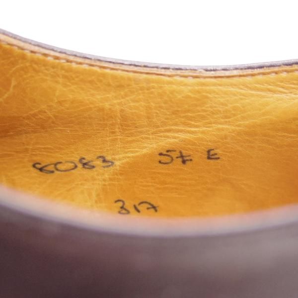 美品★クロケット&ジョーンズ 5.5E【★ロイドフットウェア/Lloyd Footwear別注】317ラスト/カーフ/Jシリーズ/Uチップ/Crockett&Jones★c405