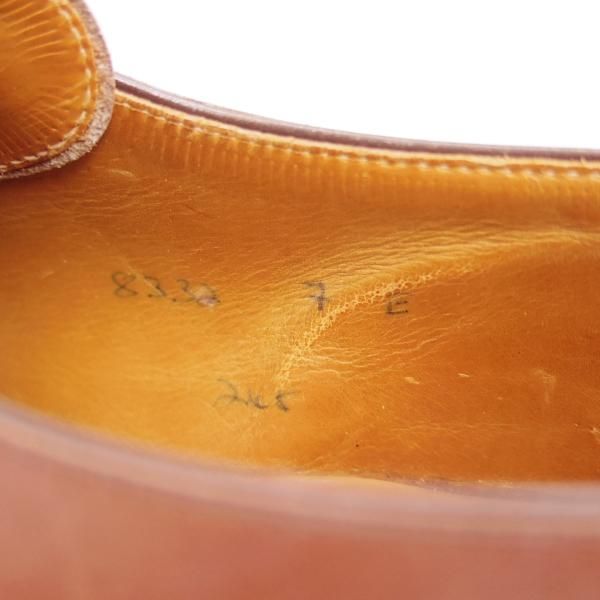 極上★クロケット&ジョーンズ 7E【★ロイドフットウェア別注/LloydFootwear】248ラスト/Jシリーズ/カーフ/Vフロント/Crockett&Jones★c406