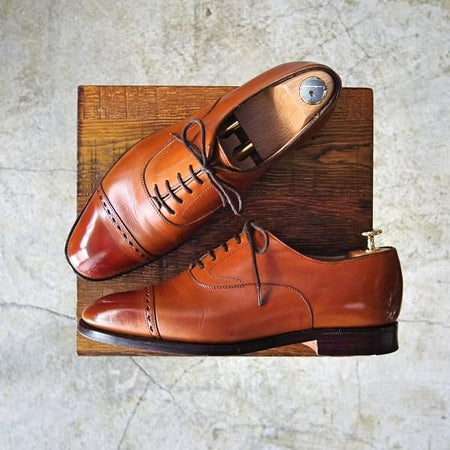 美品★(英)アルフレッドサージェント製 UK6.5/US7【★Peal&co/ブルックスブラザーズ別注】87ラスト/BROOKS BROTHERS/Alfred Sargent★c407