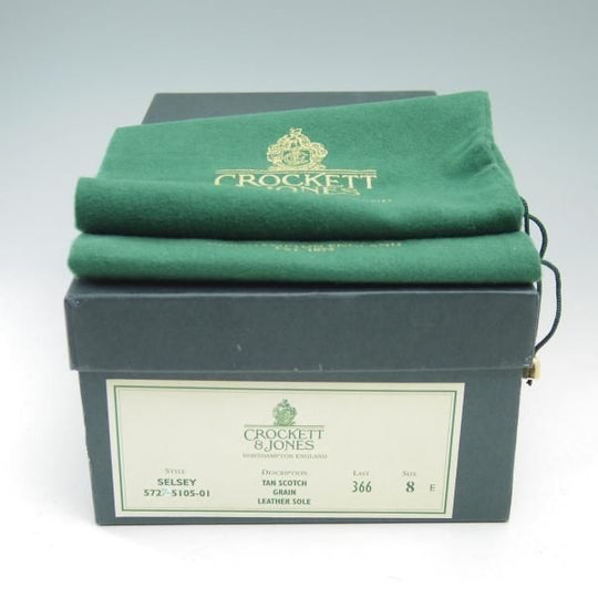 極美品★クロケット&ジョーンズ 8E【★コインローファー/SELSEY/366ラスト】グレインレザー/Crockett&Jones★c408