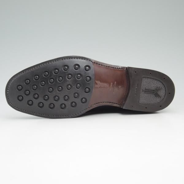 未使用★(スペイン製)YANKO/ヤンコ SIZE 24【★グッドイヤーウェルテッド製法】ダブルモンク/黒/グレインレザー/ヨークソール★c409