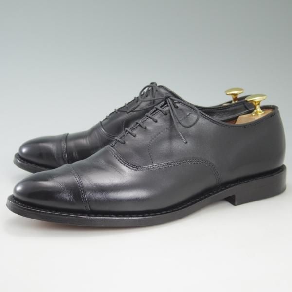 美品★(米)アレンエドモンズ 7D【定価￥75,900-★パークアベニュー/Park Avenue】ストレートチップ/カーフ/黒/ALLEN EDMONDS★c415