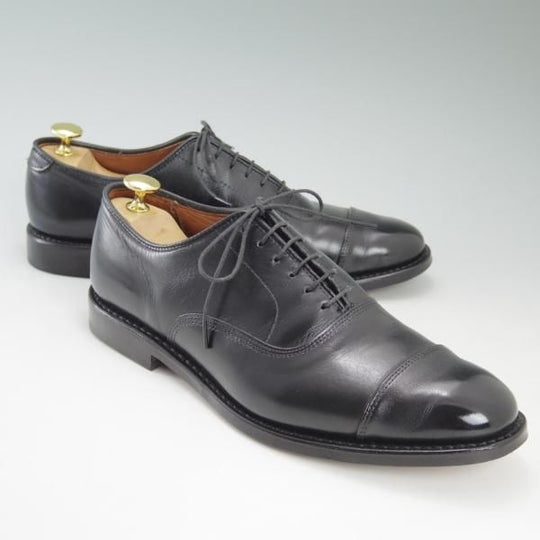 美品★(米)アレンエドモンズ 7D【定価￥75,900-★パークアベニュー/Park Avenue】ストレートチップ/カーフ/黒/ALLEN EDMONDS★c415