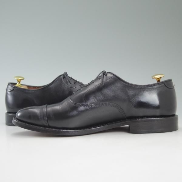 美品★(米)アレンエドモンズ 7D【定価￥75,900-★パークアベニュー/Park Avenue】ストレートチップ/カーフ/黒/ALLEN EDMONDS★c415