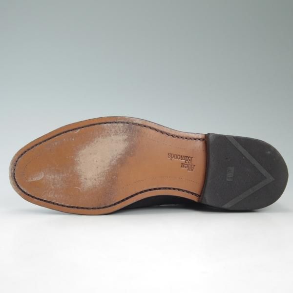 美品★(米)アレンエドモンズ 7D【定価￥75,900-★パークアベニュー/Park Avenue】ストレートチップ/カーフ/黒/ALLEN EDMONDS★c415