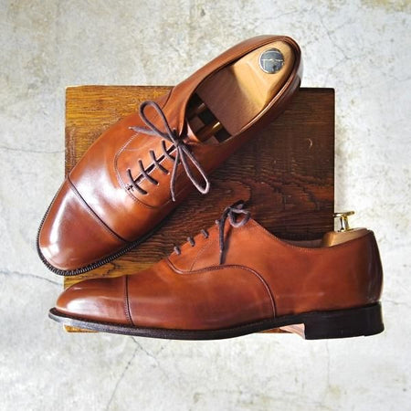 美品★チャーチ 95G/UK9.5【★コンサル/CONSUL】173ラスト/ストレートチップ/4都市ロゴ/ネバダカーフ/Church's★c416