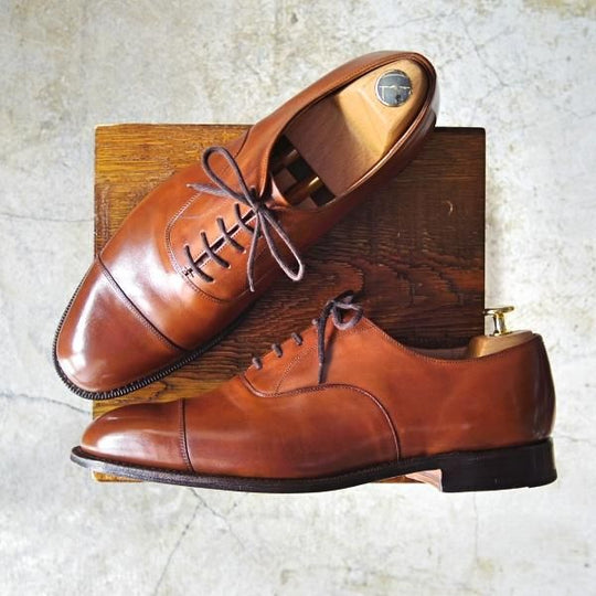 美品★チャーチ 95G/UK9.5【★コンサル/CONSUL】173ラスト/ストレートチップ/4都市ロゴ/ネバダカーフ/Church's★c416