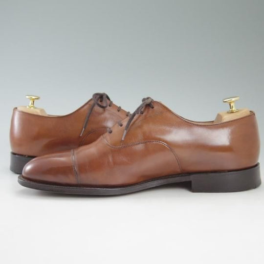 美品★チャーチ 95G/UK9.5【★コンサル/CONSUL】173ラスト/ストレートチップ/4都市ロゴ/ネバダカーフ/Church's★c416