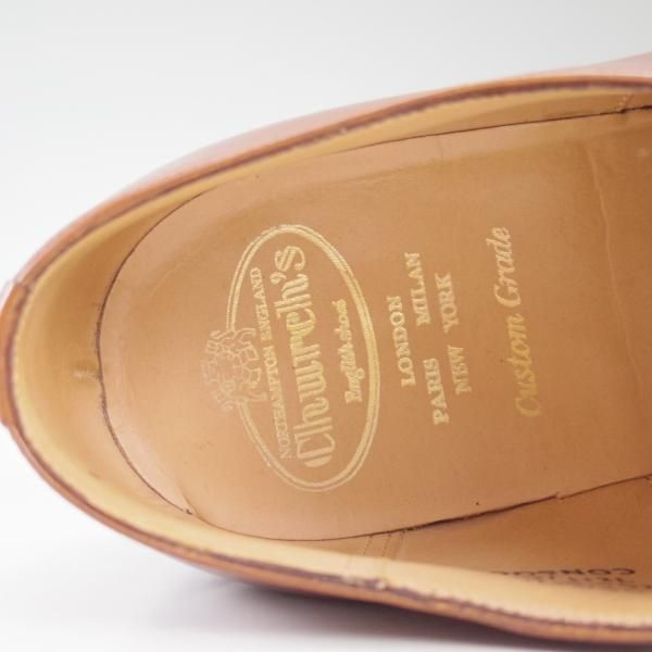チャーチ　ストレートチップ　4都市　UK8.5 希少 極美品 【Church's】チャーチ コンサル 3都市 ストレート