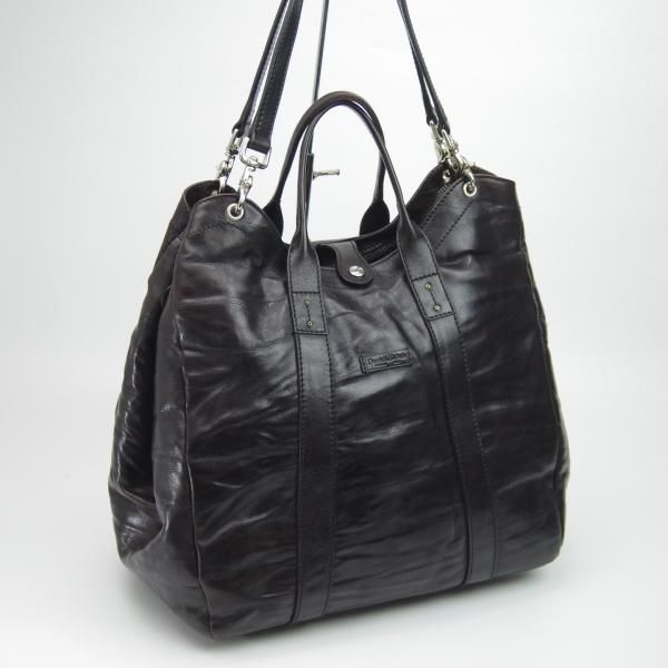 ダニエル&ボブ クロドーロ  2way レザー トートバッグ Daniel & Bob 最大49%☆8/1限定 ダニエル&ボブ Daniel&Bob 2WAY
