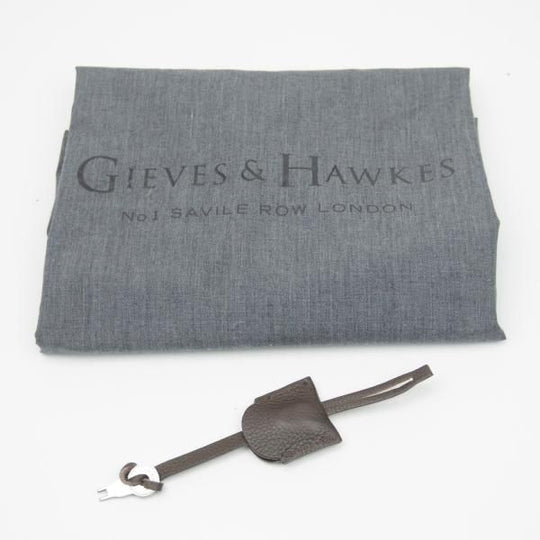 未使用★(英)GIEVES&HAWKES/ギーブス&ホークス【★イタリア製/ブリーフケース/インポート製品】メンズ ビジネス レザー バッグ/鞄★N5100