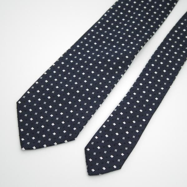 展示品程度★(フランス製)Charvet/シャルベ【定価3万円以上★ネクタイ/三越取り扱い】シルク/ネイビー/紺★a0N5102