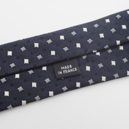 展示品程度★(フランス製)Charvet/シャルベ【定価3万円以上★ネクタイ/三越取り扱い】シルク/ネイビー/紺★a0N5102