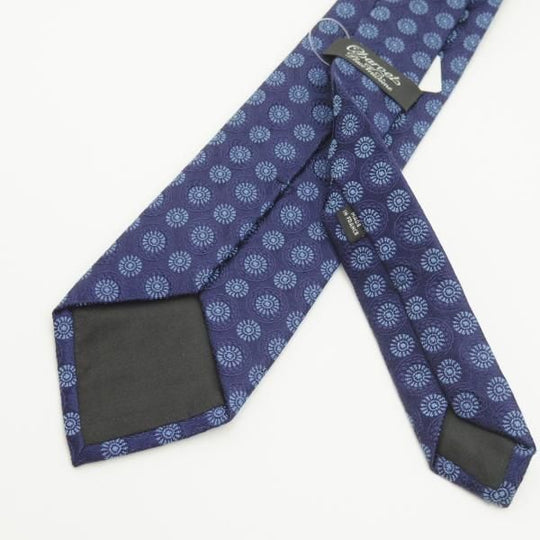 展示品程度★(フランス製)Charvet/シャルベ【定価3万円以上★ネクタイ/三越取り扱い】シルク/ネイビー/紺★a0N5104