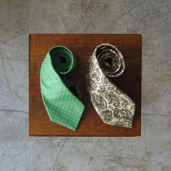 ★(米)ラルフローレン/(伊)ルイジボレッリ【2本セット★計3.5万円以上/ネクタイ/シルク】Polo Ralph Lauren/LUIGI BORRELLI NAPOLI★a0N5105