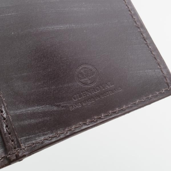 未使用★(英)グレンロイヤル/長財布【★ブライドルレザー仕様】濃茶/メンズ/札入れ/小銭入れ/GLENROYAL★c411