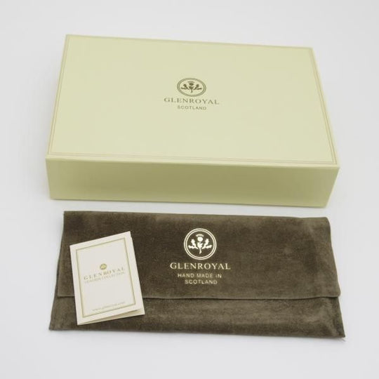 未使用★(英)グレンロイヤル/長財布【★ブライドルレザー仕様】濃茶/メンズ/札入れ/小銭入れ/GLENROYAL★c411