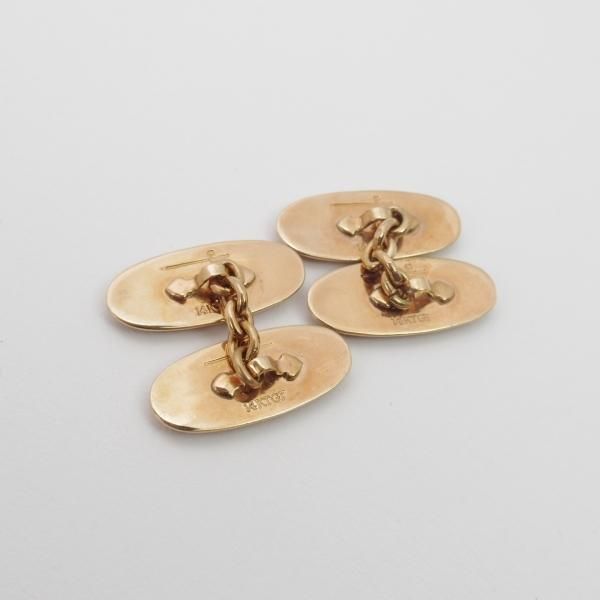 極美品★(英)GIEVES & HAWKES【★カフスボタン】カフス/カフリンクス/ゴールド/ギーブス&ホークス★c412