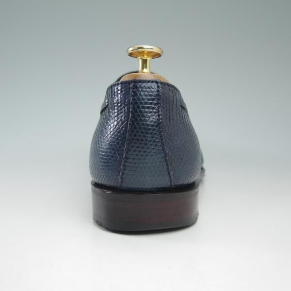 美品★(スペイン製)CARMINA/カルミナ SIZE 6.5【★リザード革仕様/トレーディングポスト別注】タッセルローファー/Trading Post★c432