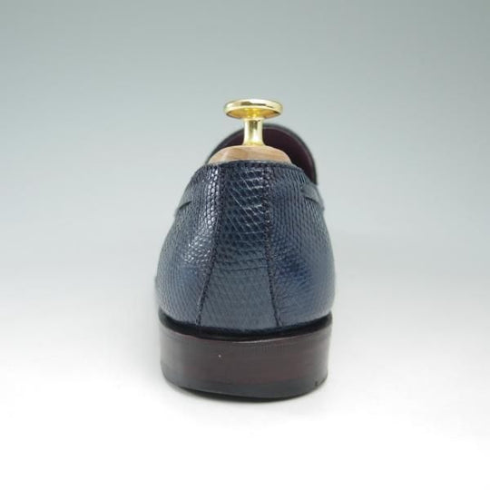 美品★(スペイン製)CARMINA/カルミナ SIZE 6.5【★リザード革仕様/トレーディングポスト別注】タッセルローファー/Trading Post★c432