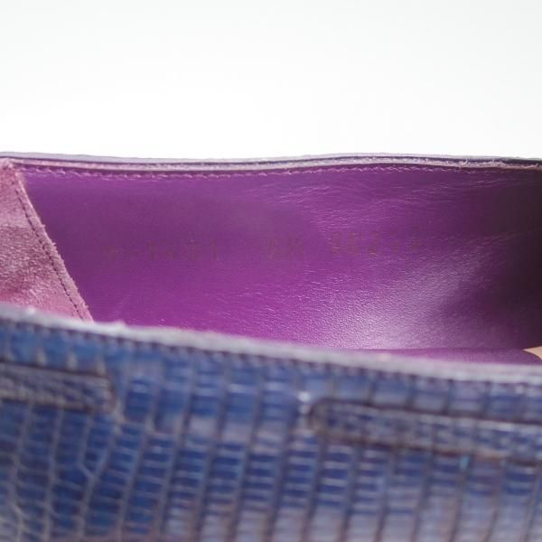 美品★(スペイン製)CARMINA/カルミナ SIZE 6.5【★リザード革仕様/トレーディングポスト別注】タッセルローファー/Trading Post★c432